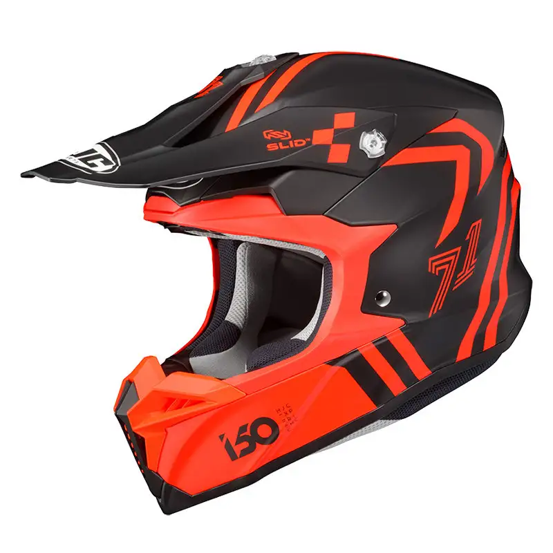 Casco Cross Hjc I50 HEX Rosso Nero 1 Casco Cross Hjc I50 HEX Rosso Nero
