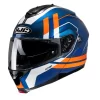 Casco Modulare Hjc C91 OCTO Blu Arancio Bianco