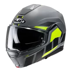 Casco Modulare Hjc I100 BEIS Giallo Grigio Nero