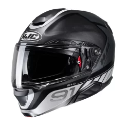 Casco Modulare Hjc RPHA91 RAFINO Grigio Nero