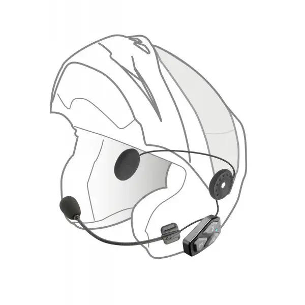 Cellularline Interphone Interfono Bluetooth U-Com 3 Doppio 5 Cellularline Interphone Interfono Bluetooth U-Com 3 Doppio - immagine 5