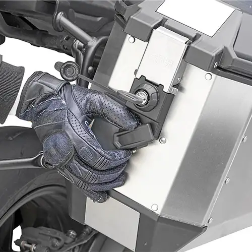 Coppia Di Valigie Laterali Monokey Givi ALA36APACK2 TREKKER ALASKA 36 Litri In Alluminio 4 Coppia Di Valigie Laterali Monokey Givi ALA36APACK2 TREKKER ALASKA 36 Litri In Alluminio - immagine 4