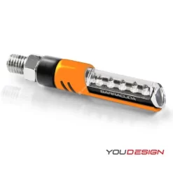 Coppia Inserti Colorati Barracuda Per Frecce IDEA In ABS Arancio