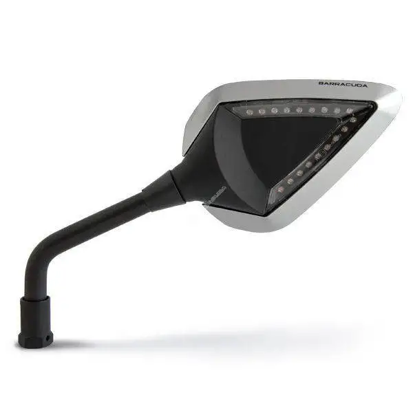 Coppia Inserti Colorati Barracuda Per Specchi D-Version R-Version Argento