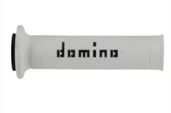 Coppia Manopole Stradali Domino Bianco Nero