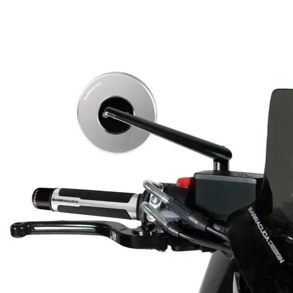 Coppia Specchi Retrovisori Omologati Barracuda SKIN-S B-LUX Nero 3 Coppia Specchi Retrovisori Omologati Barracuda SKIN-S B-LUX Nero - immagine 3