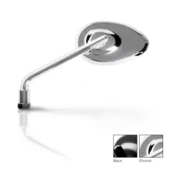 Coppia Specchietti Barracuda Stone Cromato