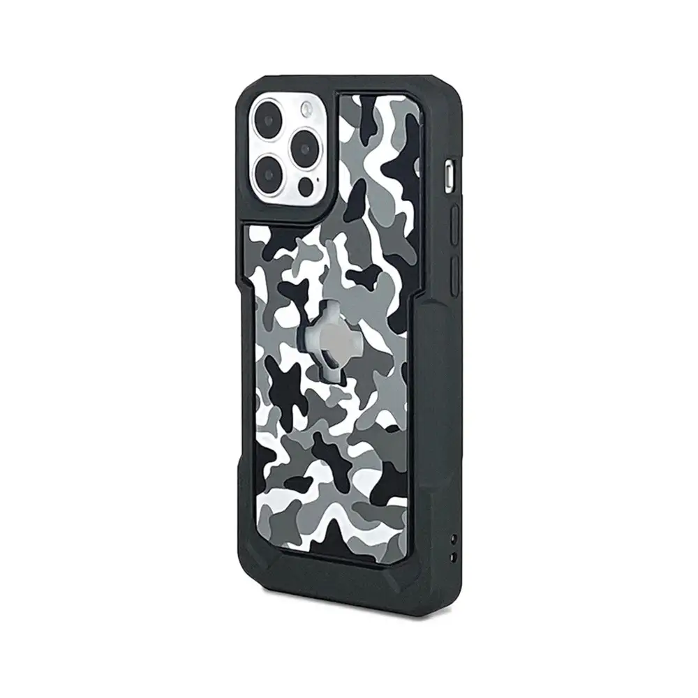 Custodia Con Supporto Cube X-Guard Per Iphone 12 E 12 Pro Trasparente