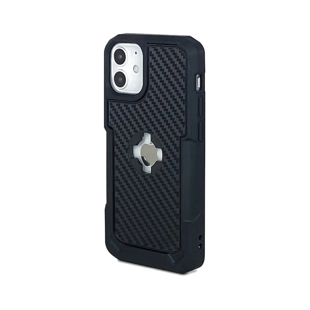 Custodia Con Supporto Cube X-Guard Per Iphone 12 Mini Carbonio