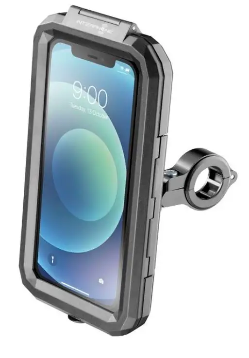 Custodia Rigida Cellularline Interphone Armor Per Smartphone 5.8 Pollici Per Manubri Tubolari