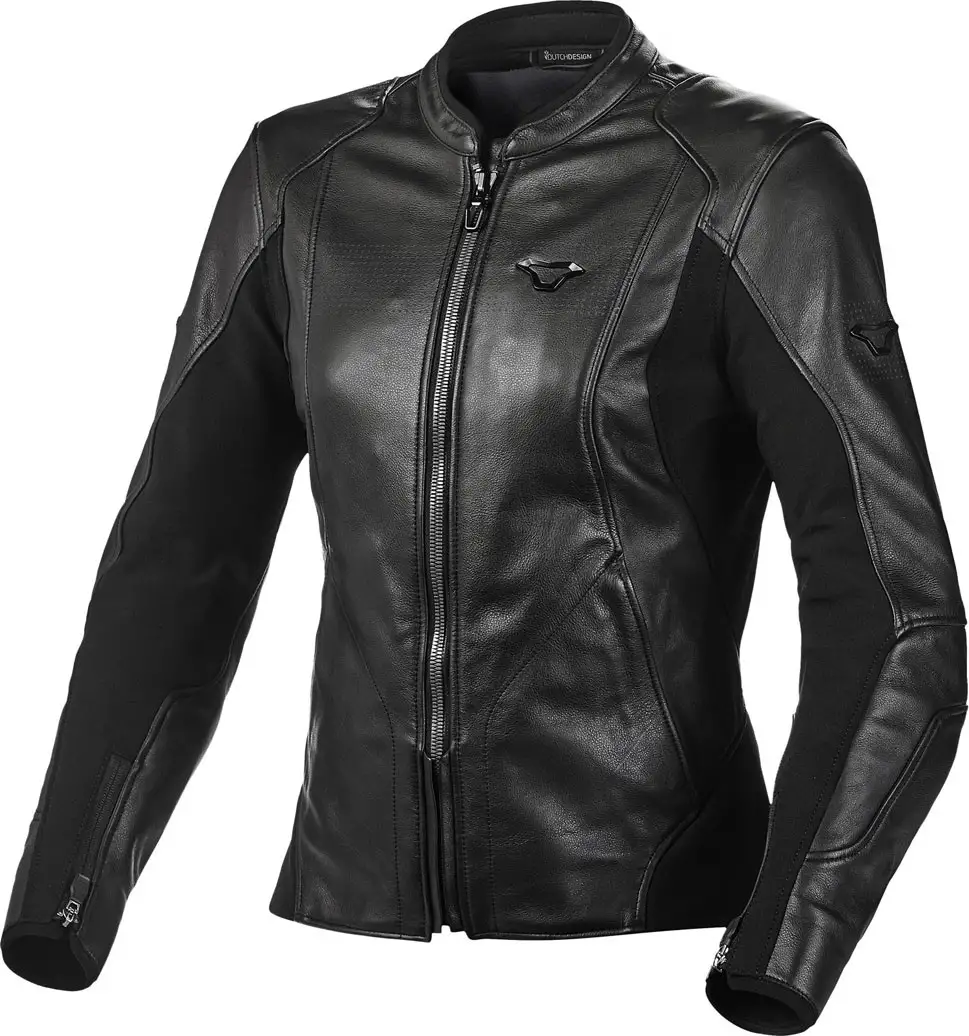 Giacca Moto Donna Pelle Macna Tequilla Nero 1 Giacca Moto Donna Pelle Macna Tequilla Nero