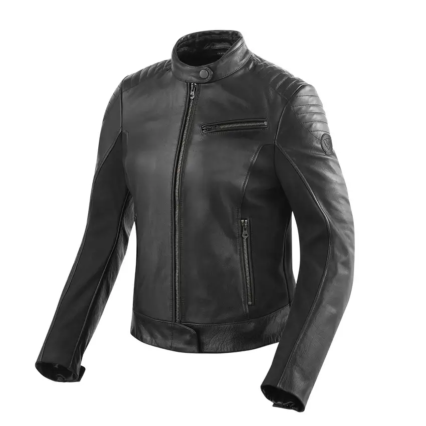Giacca Moto Donna Pelle Rev'it Clare Ladies Nero 1 Giacca Moto Donna Pelle Rev'it Clare Ladies Nero