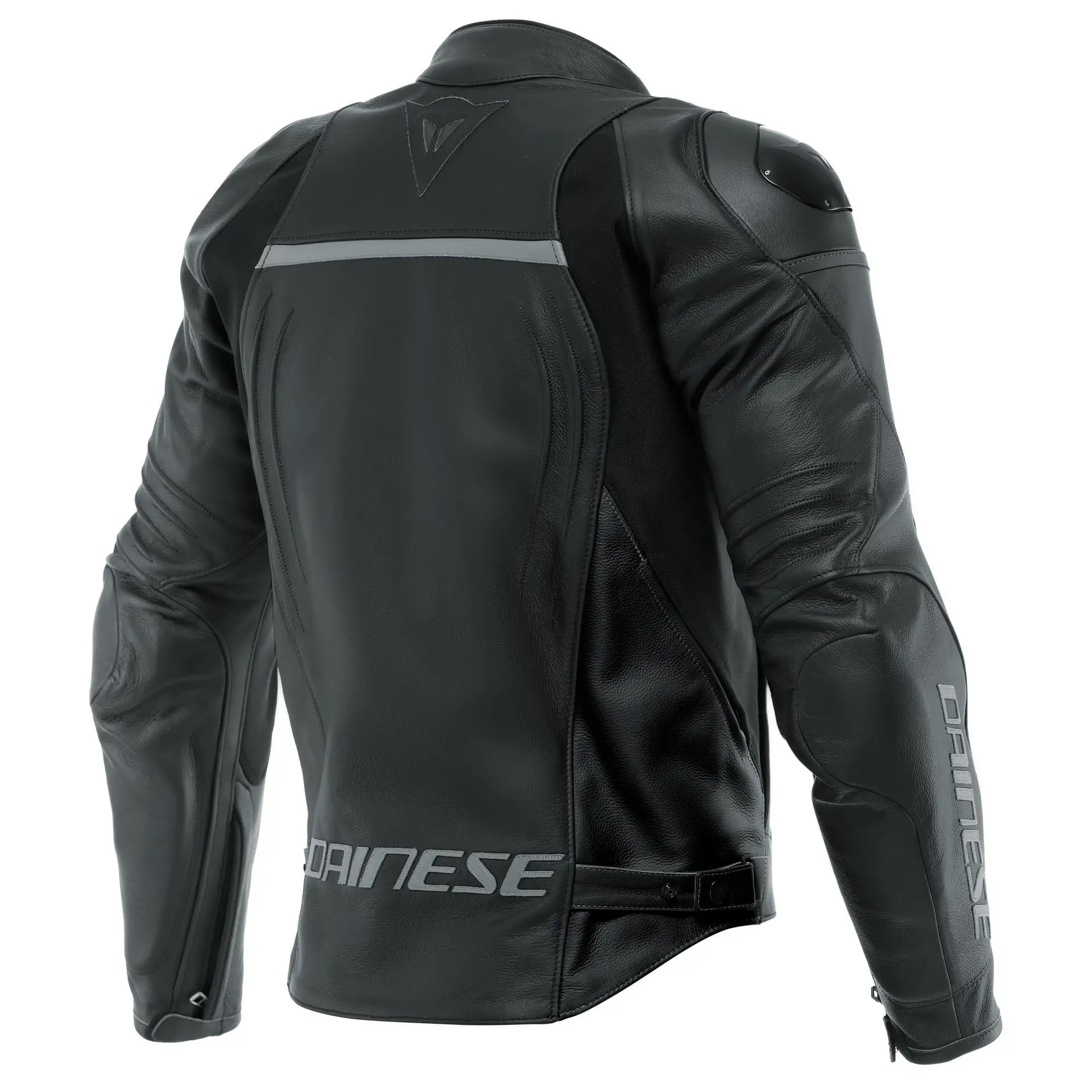 Giacca Moto Pelle Dainese RACING 4 Nero Nero 2 Giacca Moto Pelle Dainese RACING 4 Nero Nero - immagine 2