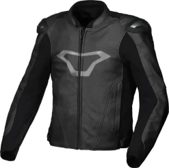 Giacca Moto Pelle Estiva Macna Aviant Air Nero