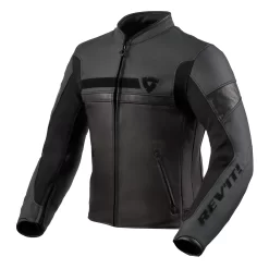 Giacca Moto Pelle Rev'it Mile Nero