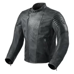 Giacca Moto Pelle Rev'it Surgent Nero