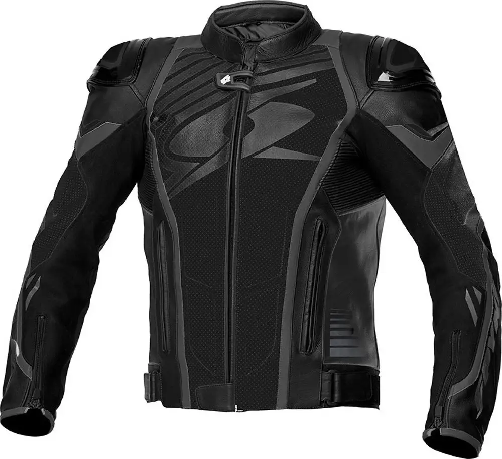 Giacca Moto Pelle Spyke ARAGON EVO ZERO Nero 1 Giacca Moto Pelle Spyke ARAGON EVO ZERO Nero