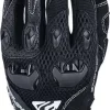 Guanti Moto Donna Estivi Five STUNT EVO Airflow Nero