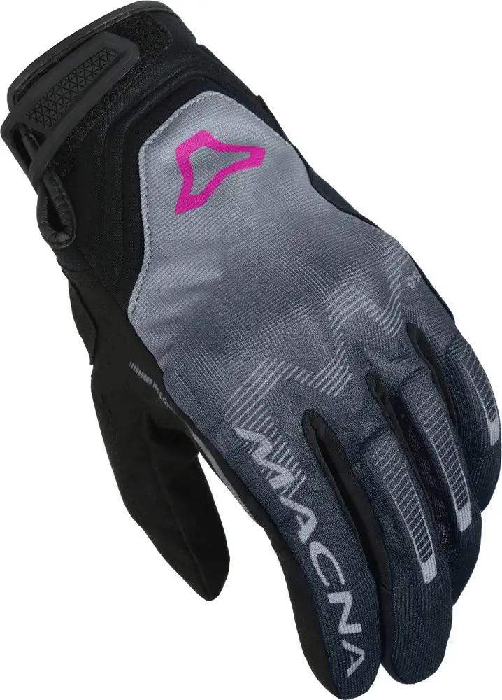 Guanti Moto Donna Estivi Macna Recon Nero Grigio Rosa 1 Guanti Moto Donna Estivi Macna Recon Nero Grigio Rosa
