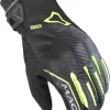 Guanti Moto Estivi Macna Crew RTX Nero Giallo Fluo