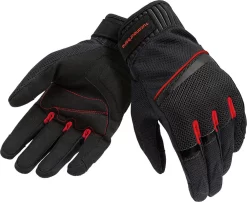 Guanti Moto Estivi Tucano Urbano PENNA MESH Nero Rosso