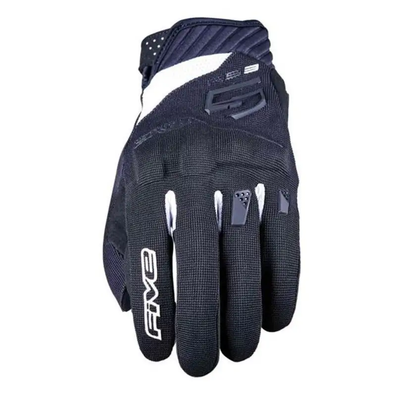 Guanti Moto Five RS3 EVO Nero Bianco 1 Guanti Moto Five RS3 EVO Nero Bianco