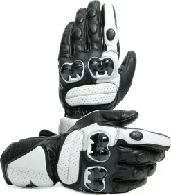 Guanti Moto In Pelle Dainese IMPETO Nero Bianco