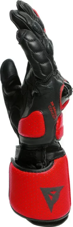 Guanti Moto In Pelle Dainese IMPETO Nero Rosso -Accessori Moto guanti moto in pelle dainese impeto nero rosso3