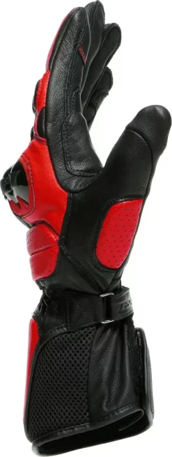 Guanti Moto In Pelle Dainese IMPETO Nero Rosso -Accessori Moto guanti moto in pelle dainese impeto nero rosso4