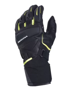 Guanti Moto Macna Fugitive RTX Nero Giallo Fluo