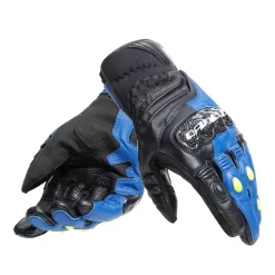 Guanti Moto Pelle Dainese Carbon 4 Short Blu