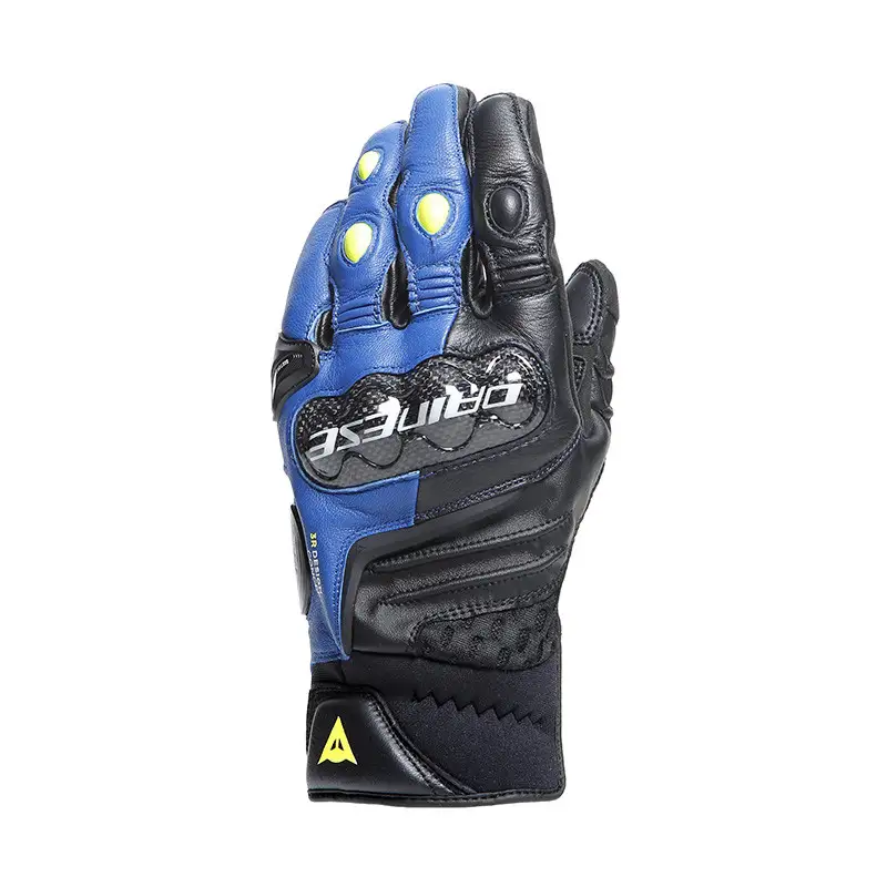 Guanti Moto Pelle Dainese Carbon 4 Short Blu 2 Guanti Moto Pelle Dainese Carbon 4 Short Blu - immagine 2