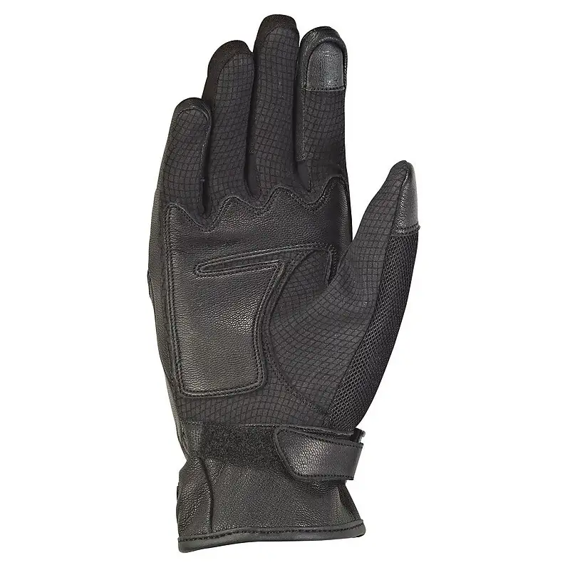 Guanti Moto Pelle E Tessuto Estivi Ixon RS SHINE 2 Nero - immagine 2