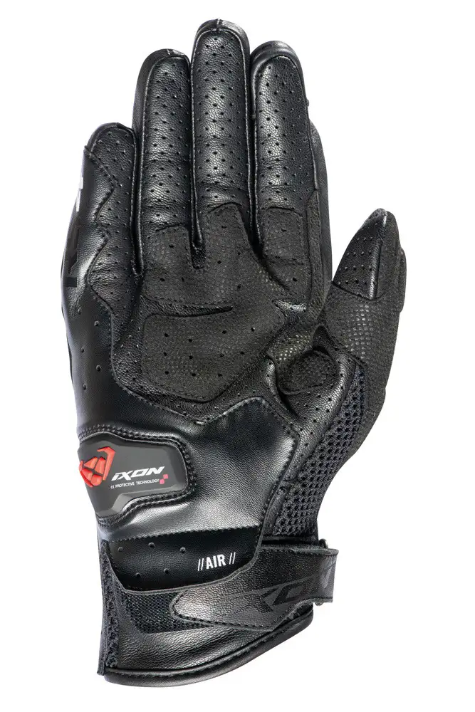Guanti Moto Pelle Estivi Ixon RS4 AIR Nero 2 Guanti Moto Pelle Estivi Ixon RS4 AIR Nero - immagine 2