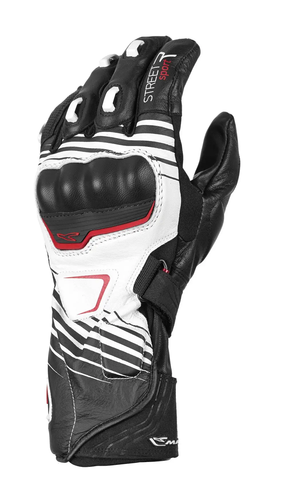 Guanti Moto Pelle Estivi Macna Street R Con Rinforzi In Fibra Aramidica Nero Bianco Rosso 1 Guanti Moto Pelle Estivi Macna Street R Con Rinforzi In Fibra Aramidica Nero Bianco Rosso