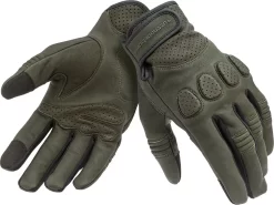 Guanti Moto Pelle Estivi Tucano Urbano Gig Pro Verde Scuro
