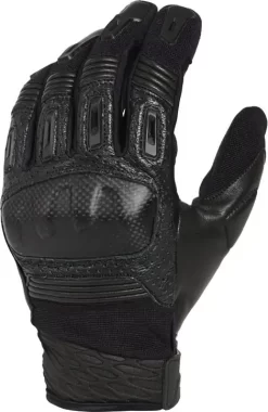 Guanti Moto Pelle Macna Rime Nero