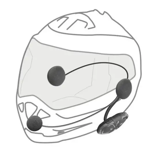 Interfono Bluetooth Cellular Line Active Singolo 4 Interfono Bluetooth Cellular Line Active Singolo - immagine 4