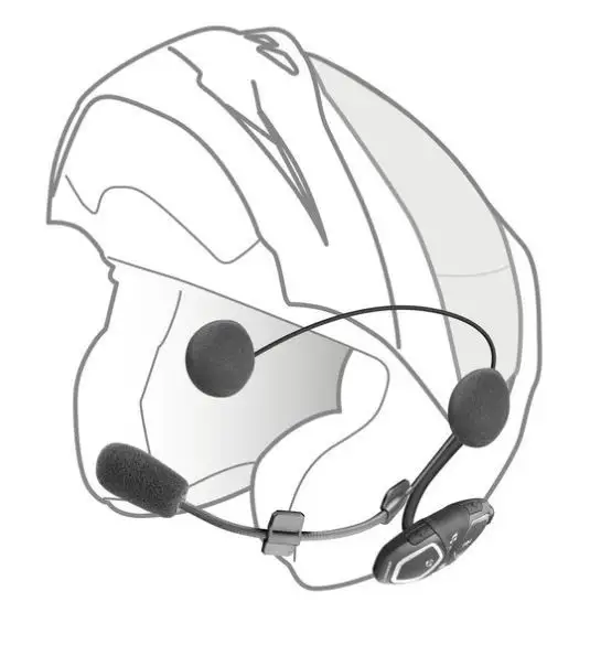 Interfono Bluetooth Cellular Line Connect Doppio 5 Interfono Bluetooth Cellular Line Connect Doppio - immagine 5