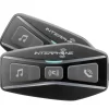 Interfono Bluetooth Cellularline Interphone U-com 4 Doppio