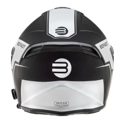 Kit Coppia JET Connect Bianco Nero - 2 Caschi Jet Befast JET Connect Con Interfono Integrato -Accessori Moto jet nero opaco bianco 006 1