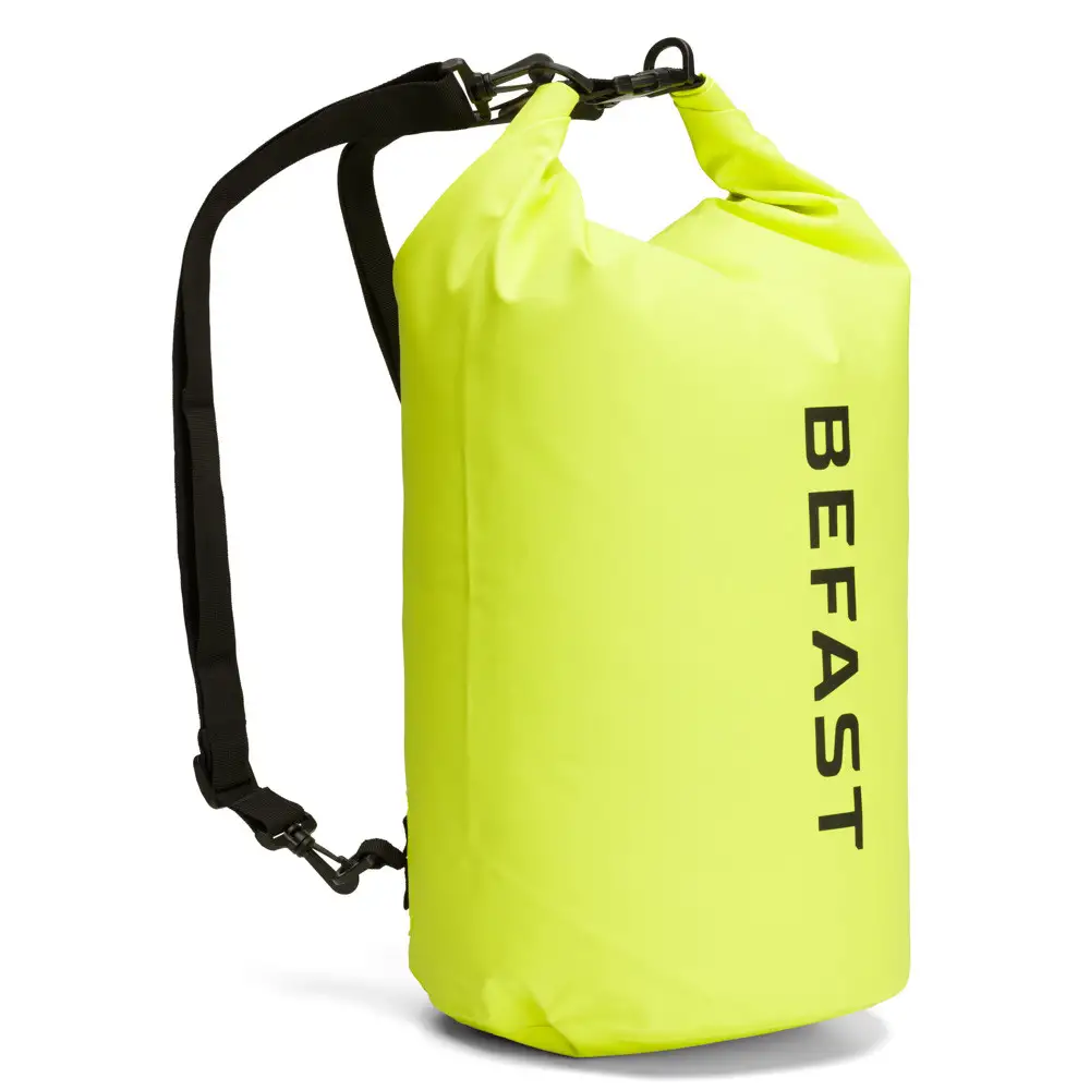 Borsa Da Sella Impermeabile Befast BW011 40 Litri Giallo Fluo Nero 3 Borsa Da Sella Impermeabile Befast BW011 40 Litri Giallo Fluo Nero - immagine 3