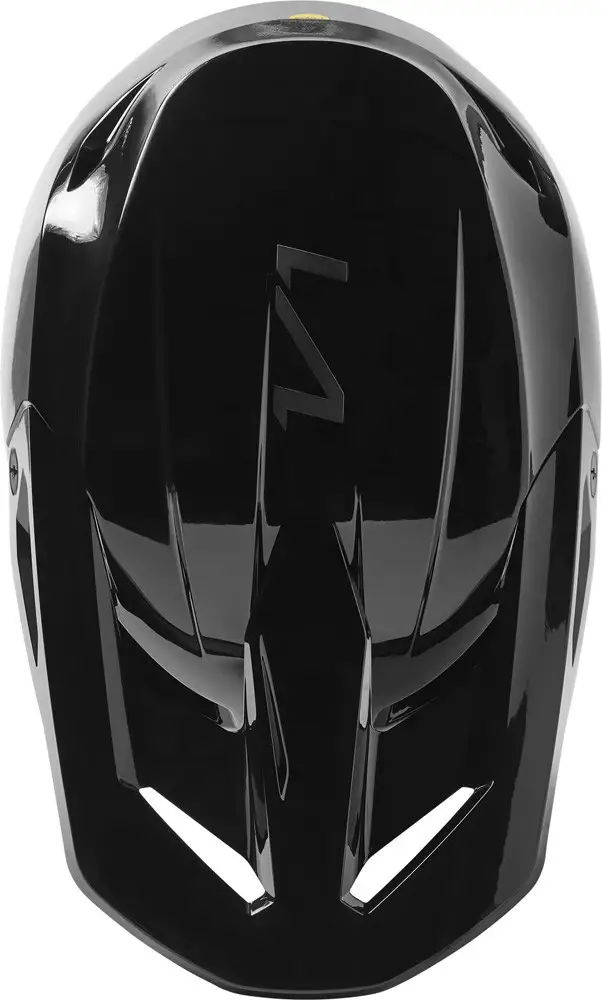 Casco Cross Fox Racing V1 SOLID Nero 4 Casco Cross Fox Racing V1 SOLID Nero - immagine 4