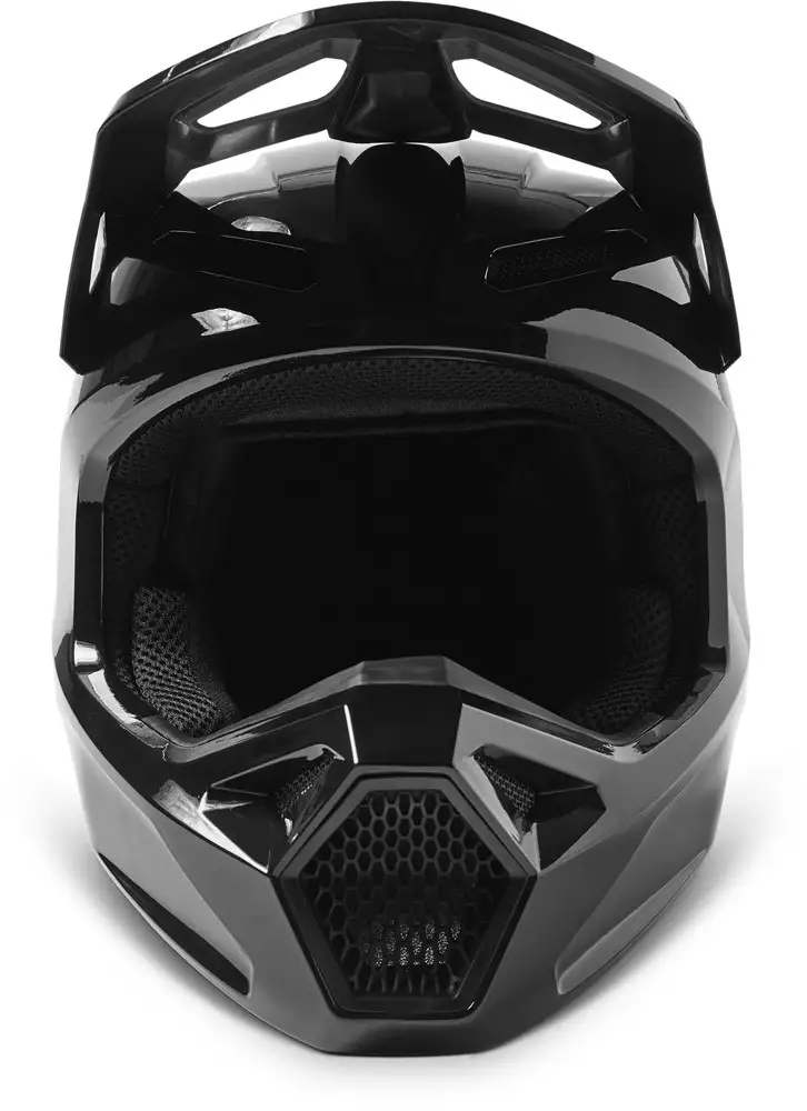 Casco Cross Fox Racing V1 SOLID Nero 5 Casco Cross Fox Racing V1 SOLID Nero - immagine 5