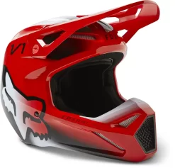 Casco Cross Fox Racing V1 TOXSYK Rosso Fluo