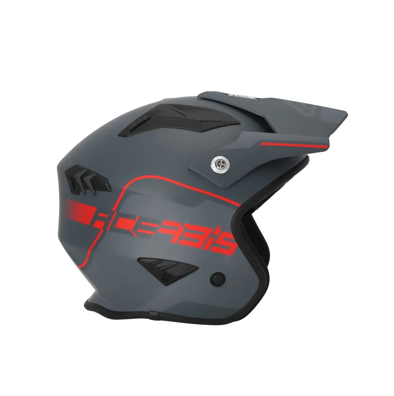 Casco Jet Acerbis Aria 2206 Grey Red 3 Casco Jet Acerbis Aria 2206 Grey Red - immagine 3