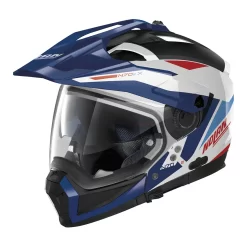 Casco Modulare Nolan N70-2x Stunner N-com Blu Bianco