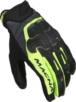 Guanti Moto Estivi Macna Assault 2.0 Nero Giallo Fluo