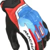 Guanti Moto Estivi Macna Assault 2.0 Rosso Bianco Blu