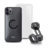 Kit Supporto Porta Smartphone IPHONE 11 PRO MAX-XS MAX Da Manubrio + Cover E Protezione Impermabile SP Connect SP MOTO BUNDLE
